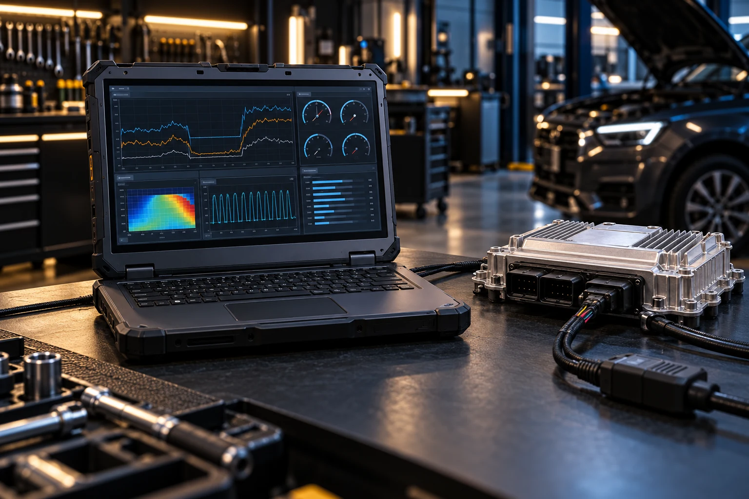 ECU Programming in the workshop